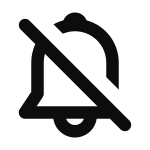 Notification Off SVG Icon